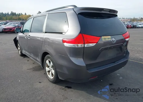 2012 Toyota Sienna Le V6 8 Passenger из США, поврежденный, VIN 5TDKK3DC5CS258007